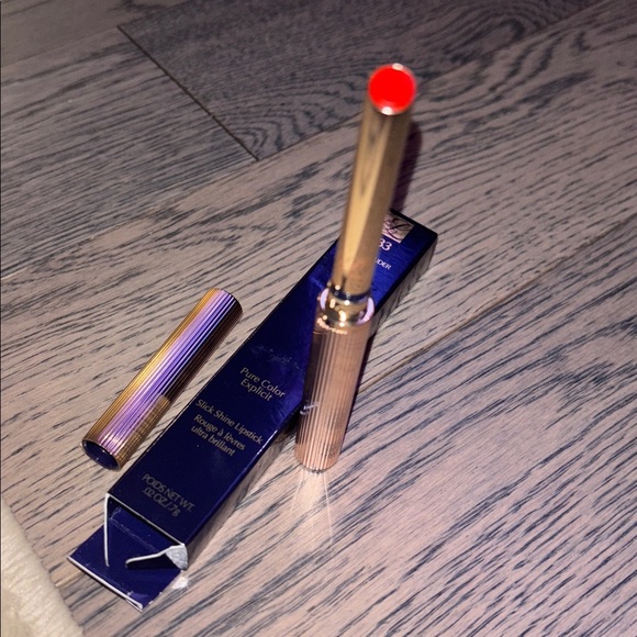 Estee Lauder Lipstick pure color slick & Shine Red Lipstick 333 - Picture 5 of 11